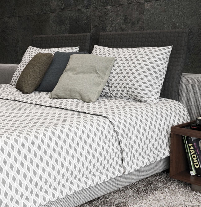 Kelly szürke ágytakaró (1)