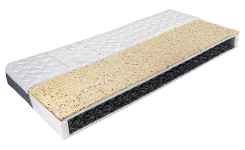 Feder Memo Foam Matrac memóriahab fekvőfelületű bonellrugósmatrac antibakteriális és nedvesség-szabályozó huzatban.