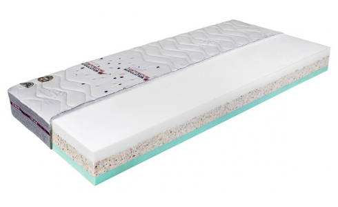 Orient Sanitized matrac kétoldalas, kemény felületű ortopédikus hideghabbal, közép részen vastag PU merevítéssel készült termék, Sanitized huzatban.
